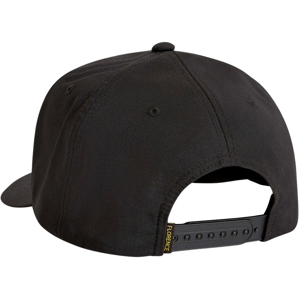 2026 Florence Marine X Mens Logo Structured Twill Hat FHW00051 - Black